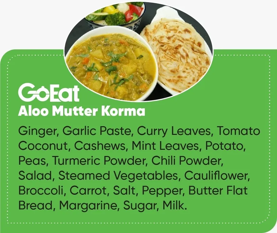 Aloo Mutter Korma